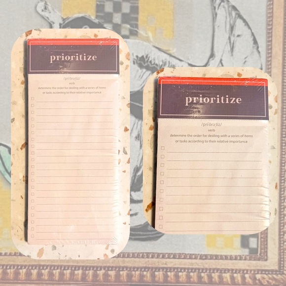 🆕 🎉 prioritize checklist magnetic memo pad - Picture 1 of 12